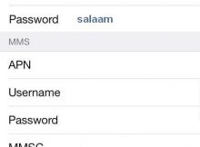 Salaam APN Settings for iPhone