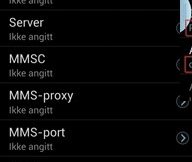 TDC APN Innstillinger på Android