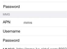Airtel Kenya APN Settings for iPhone