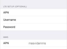 Masmovil APN Settings Spain