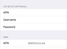 Movistar Spain APN Settings